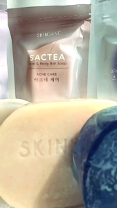 Sabun wajah dan badan Skinsane Sr12 Mencerahkan Atasi jerawat Flek hitam dan melembabkan kulit kering