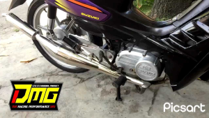 KNALPOT SUZUKI TORNADO GX GS STANDAR RACING FULL CROOM SUARA GARING
