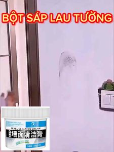 BỘT SÁP LAU TƯỜNG ĐA NĂNG VỆ SINH VẾT MỰC BẨN TRÊN TƯỜNG GHẾ SÔ PHA ĐỒ GỖ ĐỒ NHỰA GIÀY DÉP LAU LÀ SẠCH. LOẠI 300G