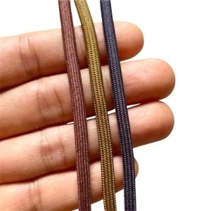 10 mét - Dây dù tròn 3.6mm có lõi + 5% cotton mịn tay dùng căng lều macrame dây luồng áo khoác