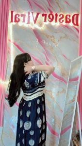 Dress tali dada full smoke wanita viral 2025