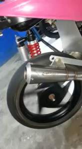 Knalpot CLD X Monster Untuk Beat Samping Cobra Inlet 50 Mm Stainless