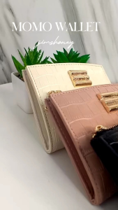 jimshoney - momo wallet - dompet lipat croco - dompet wanita