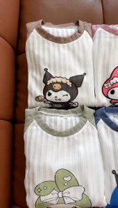 Setelan Kuromi Cargo Anak 1-10thn Setcel Anak Perempuan terbaru