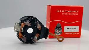 BH-415-SC BRAND J&J STARTER CARBON HOLDER (NIPPON DENSO TYPE) 12V FOR USE ON: TOYOTA HARRIERALTIS