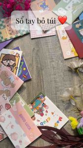 [Siêu cute] Sổ tay nhật ký bỏ túi tiện lợi họa tiết dễ thương mua nhiều liên hệ nhận ưu đãi nha khách iu của Sạp