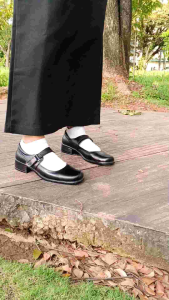 Sepatu Pantofel Paskibra Wanita Kulit Sapi Sepatu Sekolah Hitam