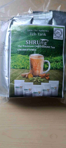 Chaiwala Shrutea Instant Premix Unsweetened Cardamom Tea 25g of 14 sachets Halal Certified Drink