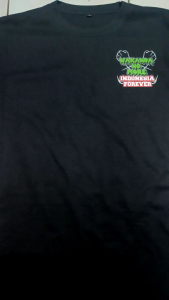 T-SHIRT KAOS WAKANDA NO MORE INDONESIA FOREVER TANGAN