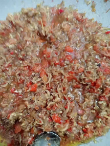 Sambal ikan teri Medan/Sambal Pedas/Sambal Cumi 150gr