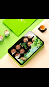 ( Set quà tặng ) Trà Long Tỉnh ( 120g trà giúp an thần vị thanh thơm )