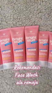EMINA Bright Stuff Face Wash dengan Oxybiome + Niacinamide 50ml dan 100ml