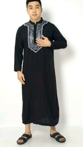 GAMIS Pria JUBAH Pakaian Muslim Pria C06