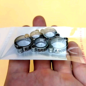 Vòng đeo chân cho vẹt chất liệu inox và titan siêu bền