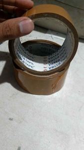 PLESTER/LAKBAN/YATTA TAPE BESAR COKLAT setengah pakai MURAH
