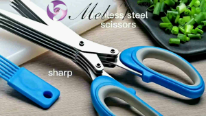 Gunting 5lapis Kitchen Scissors Gunting Dapur Sayur Daun Bawang 5layer