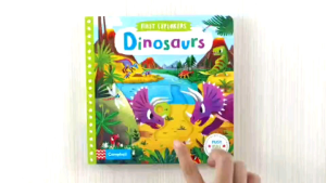 Campbell First Explorers Dinosaurs Push Pull Slide Board Book