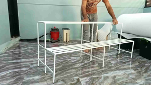 ชั้นวางแบบขั้นบันได2ชั้นสามารถถอดประกอบได้แบบจิ๊กซอวมีขนาดความยาว 150ซ.ม อ่านข้อมูลเพิ่มเติมข้างล่าง