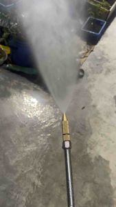 Cần xịt thuốc inox có kèm béc tưới chỉnh được xa cao - 8T 1m 1m2 Ren 14mm