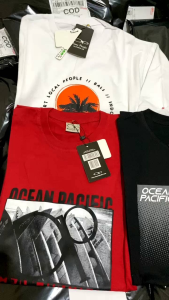 Kaos Pria Katun Combed 24s Motif Terbaru Terlaris Kaos OP Ocean Pacific Terbaru