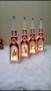 Hiasan Natal Pajangan Meja Lampu Santa Koda Natal Hampers Christmas