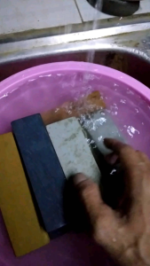 Batu Asah Asli Alam Isi 3 Pcs