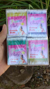 Cotton Buds Baby: Korek Kuping Bayi 1 Set isi 12 pack Katenbat
