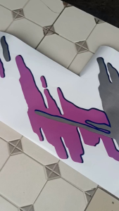 Stiker mobil Suzuki Katana Jimny Pistol Tahun 1997 sticker striping list body sepasang/satuset mobil katana gx dx 97 car aksesoris