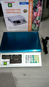Timbangan Meja Digital Laundry Buah Sembako RENKMHE Kapasitas 40kg x 5g Timbangan daging 40kg