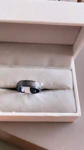 Cincin Desain Unik: Cincin Ukiran Pasir CXB499