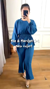 (GRATIS ONGKIR) Marilyn Set - Setelan Plisket Cutbray Premium Mewah