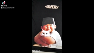 KAOS DISTRO KAOS FASHION KAOS MURAH KAOS VIRAL/kaos tulisan atas bawah gemoy gendong kucing