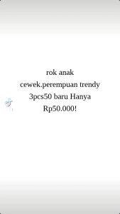 Rok anak perempuan.cewek
