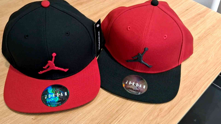 Mũ Jordan snapback thời trang thể thao {Full Tem},Nón Jordan Pro Jumpman Snapback 2 màu đỏ đen,snapback logo Jordan Nik.e {Hình thật}