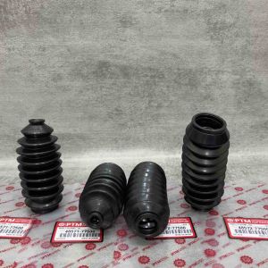 Karet Rack Steering / Karet Boot Stir Kiri Kanan ST100 T100 T120ss Futura (1set 2pcs) 48571-77500 + 48572-77500 Genuine PTM