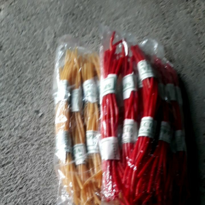 10 Ikat - Pentil Sepeda / Karet Pentil Ketapel Warna Kuning & Merah Kualitas Mewah Harga Murah