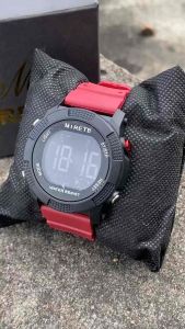 MIRETE ORIGINAL Jam Tangan Pria Digital Tahan Air Tali Karet Fitur Kalender Light Alarm Stopwatch Desain Sport Dan Mewah Sudah Gratis Box Dijamin Sesuai Foto