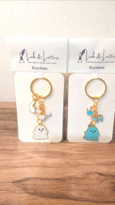 Ghost Style Keychains| Gold ring Keychain for all