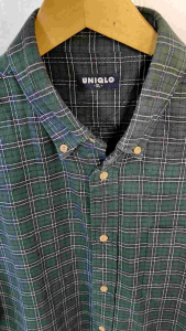 Kemeja Flanel "Uniqlo" Original Second Size XL