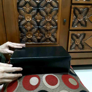 Sandal Bustong Wanita Full Kulit : 042