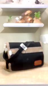 Tas Selempang Kanvas Pria Wanita Exciteds / Sling bag Canvas Vintage Casual Free Dompet