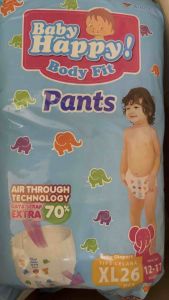 BABY HAPPY PANTS S38 M32 L28 XL 26 XXL 24 murah promo gratis ongkir kargo 1 ball