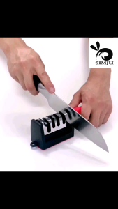 4 Stages Knife Sharpener Scissor Sharpener Alat Pengasah Pisau Kitchen Knife Quick Sharpening Tool