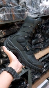 Sepatu pdl tni polri satpam satpolpp terbaru 8inc safety ujung besi predator caanggo militery