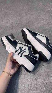 CHÍNH HÃNG - Giày MLB Liner Basic New York Yankees Black White - 3ASXCLB3N-50BKS