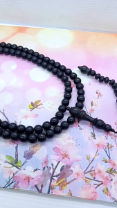 Tasbih Kayu Galih Kelor Hitam Tenggelam A534