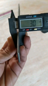 Besi Plat Lebar 25 cm Tebal 3 mm Panjang 20 cm