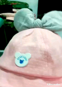 CAE - Topi Anak Perempuan 0-2 tahun Bearyaboo Bucket Hat Import