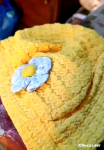 CAE - Topi Baret Anak Perempuan 1-3 tahun Bunga Polos Berets Hat Import