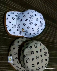 CAE - Topi Anak Perempuan M Flower Baseball dan Bucket Hat Import